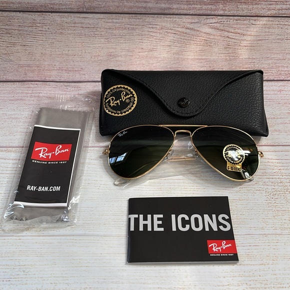 Ray Ban Aviators 3025 Classic G-15 - Picture 8 of 8